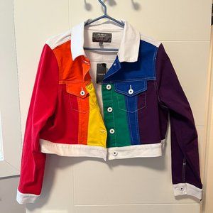 Torrid Rainbow Jean Jacket